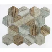 Premium Mosaic Glasmosaik brown 26x30 cm matt MOSV84HBR