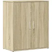vidaXL Sideboards 2 Stk. Sonoma-Eiche 60x31x70 cm Holzwerkstoff