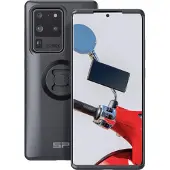 SP Connect Komplettpaket Motorrad Bundle am Rückspiegel montiert - Samsung S20 Ultra