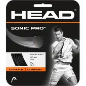 Head Tennissaite Sonic Pro Schwarz 1.30mm/12m
