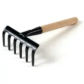 Proregal Gartenharke 109/250 6 Zinken mit Griff