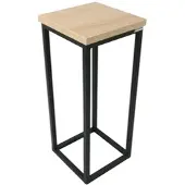 Holz4home Blumenständer Dekoständer Sonoma Eiche 50 cm
