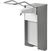 TEMDEX Desinfektionsmittelspender 500 ml Edelstahl mit langem Armhebel