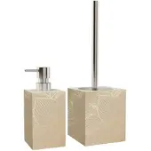 Sanilo Bad-Accessoire-Set »Hosta«, Beige, Rechteckig