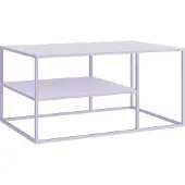 En.casa Couchtisch 'Solund' Stahl 90 x 60 x 45 cm Lila