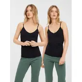 Vero Moda Maxi My Soft Ärmelloses V-ausschnitt-t-shirt 2 Einheiten