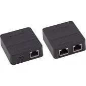 Shiverpeaks Netzwerk-Switch, 3-fach, 1x2, schwarz Anschlüsse Eingang/Ausgang: 1x RJ45, 2x RJ45, 3 Ports