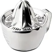 Weis Zitruspresse Zitronenpresse mit tiefer Auffangschale 300 ml Edelstahl