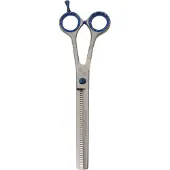 Tools-2-groom Effilierschere Einfach 18 cm Edelstahl/Gummi silber