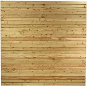 Mega Holz Sichtschutzzaun Rhombus DIY Lärche Natur 180x180 cm Gartenzaun Sichtschutz