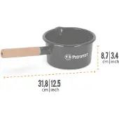 Petromax Enamel Pande, Pfanne, schwarz