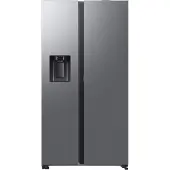 Samsung RS80F67KCTEF, Freistehend, Amerikanische Tür, Edelstahl, 2 Tür(en), Innen, R600a