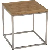 Stern Beistelltisch Edelstahl 45x45 cm