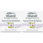 Medipharma cosmetics Oliven Mand REG Nachtpfl x2 2x50 ml Nachtcreme