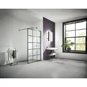 Kermi XDWW1110203PK Walk-In Dark Edition WW1 1100x