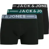 Jack & Jones Boxer "Sense Trunks" Packung, 3er-Pack, 3 Stk. Baumwollmischung, elastisches Bündchen