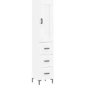 vidaXL Highboard Weiß 34,5x34x180 cm Holzwerkstoff