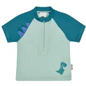 Sterntaler - Kid's Badeshirt Kurzarm Dino - Lycra Gr 104 grün/türkis
