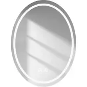 Emke Badspiegel mit Beleuchtung Φ70cm,Beschlagfrei, 3 Farbtemperaturen(3000K-6500K) und dimmbaren