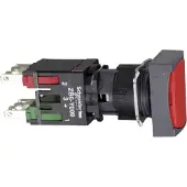 Schneider Electric Drucktaster, rot Ř 16, flach, o. XB6DA45B