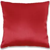 Arsvita Kissenhülle Alessia Rot 60 x 60 cm mit Füllkissen
