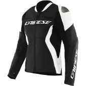 Dainese Racing 5 Lederjacke Schwarz 40 Damen Schwarz 40