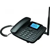 Maxcom Comfort MM41D, Smartphone, Kabelgebundenes Mobilteil, Freisprecheinrichtung, Anrufer-Identifikation, Schwarz