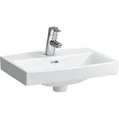 Laufen PRO-N håndvask 50 x 36 cm med central hanehul. Monteres på enten 195 mm bæringer eller bolte montering.