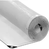 vidaXL Transparente Plane mit Ösen 5x6 m Polyethylen