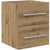 vidaXL Waschbeckenunterschrank Artisan-Eiche 38,5 x 41 x 48 cm