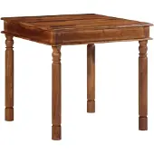 vidaXL Esstisch 80x80x77 cm Massivholz Akazie