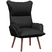vidaXL Sessel Schwarz 69 x 74 x 93 cm Kunstleder