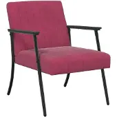 vidaXL Sessel Weinrot Samt