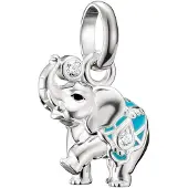 Thomas Sabo CC1327-041-17 Charm-Anhänger Elefant Connect Silber