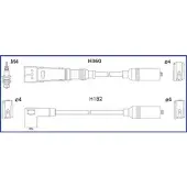 ASTEMO Hüco Zündleitungssatz [Hersteller-Nr. 134706] für Seat, VW