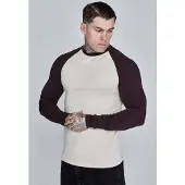 SikSilk Langarmshirt Muscle Fit T-Shirt