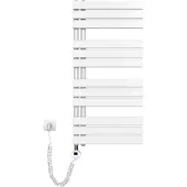 Emke Elektrischer Handtuchwärmer mit Heizstab und Timer, Anthrazit 1041x500mm 600W