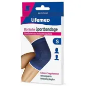 Lifemed Elastische Sportbandage blau "Kniestütze" S / 12 Stück