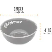 Petromax Enamel Bowls, Schüssel, schwarz