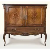 Casa Padrino Luxus Barock Schlafzimmer Kommode Braun 123 cm - Barock Möbel