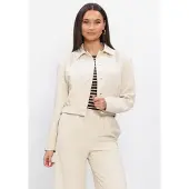 Lina Locchi Damen Blazers Ll-alberta - Creme - Größe XL