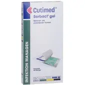 Cutimed Sorbact Gel Kompressen 7,5x15 cm 12 St