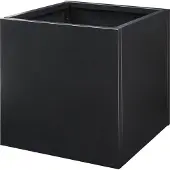 Casa.pro () Pflanzkübel Vaargel 60x60x60 cm Stahl Schwarz