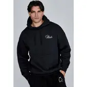SikSilk Herren Essentials Hoodie Schwarz