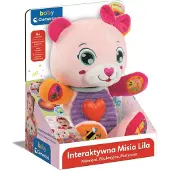 Clementoni Baby Interaktiver Teddybär Lila spielerisch lernen