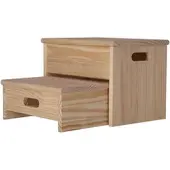 Aranaz MUEBLEAR - Trittleiterhocker Ara 2 Stufen ohne Finish