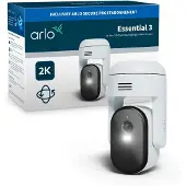 Arlo Essential 3 2K PTZ-Innenkamera, 1er Set, IP-Sicherheitskamera, Drinnen, Verkabelt & Kabellos, Amazon Alexa / Google Home / Apple HomeKit, IP65, Decke/Wand/Schreibtisch