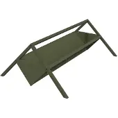 vidaXL Futtertröge für Nutztiere Olivgrün 111 x 76 x 38 cm 10 kg