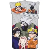 Jerry Fabrics Kuschelige Baumwoll-Bettwäsche Naruto Design