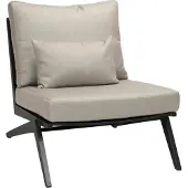 Stern Jackie Loungesessel Aluminium/100% Polyacryl
